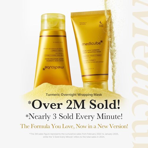 MEDICUBE | Kojic Acid Turmeric Night Wrapping Mask - 75ml