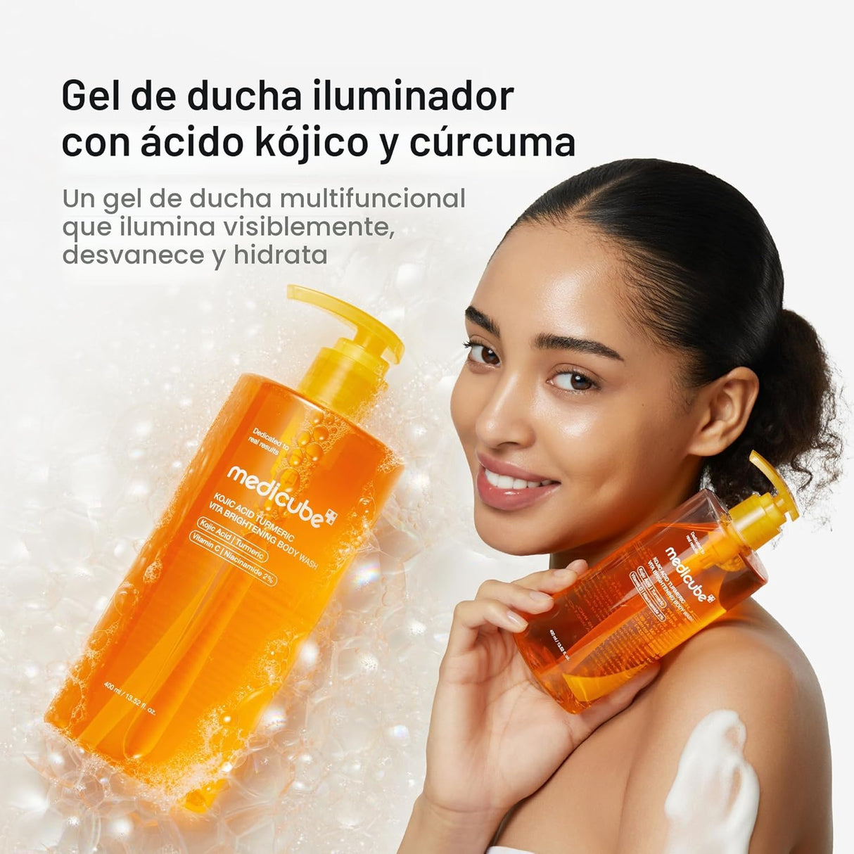 MEDICUBE | Kojic Acid Turmeric Vita Brightening Body Wash - 400ml