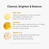 MEDICUBE | Kojic Acid Turmeric Vita Capsule Cleansing Foam - 120 gr