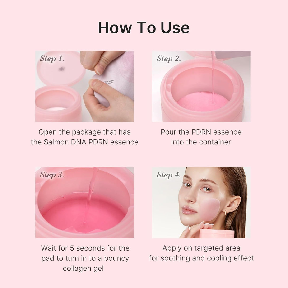 MEDICUBE | PDRN Pink Collagen Toning Gel Toner Pad