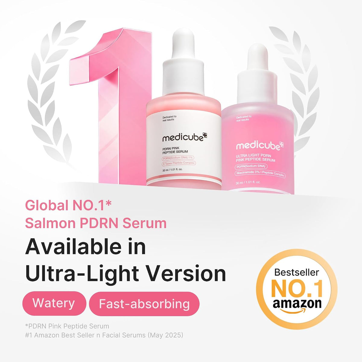 MEDICUBE | PDRN Pink Peptide Serum Ultra Light - 30ml