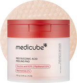 MEDICUBE | Red Succinic Acid Peeling Pad - 70 ud