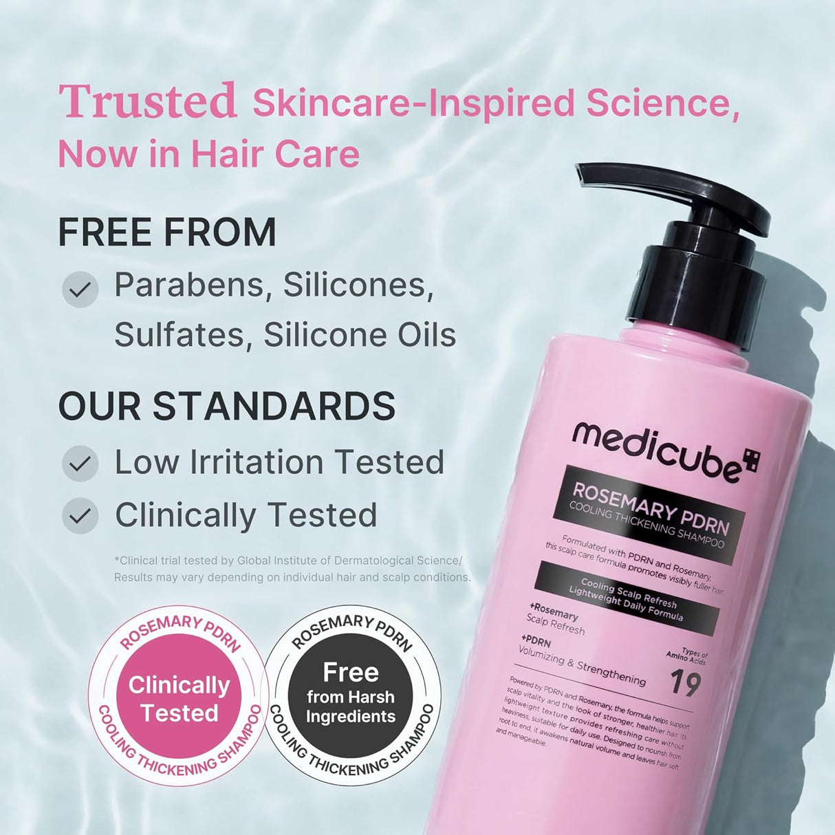 MEDICUBE | Rosemary PDRN Cooling Thickening Shampoo - 400ml