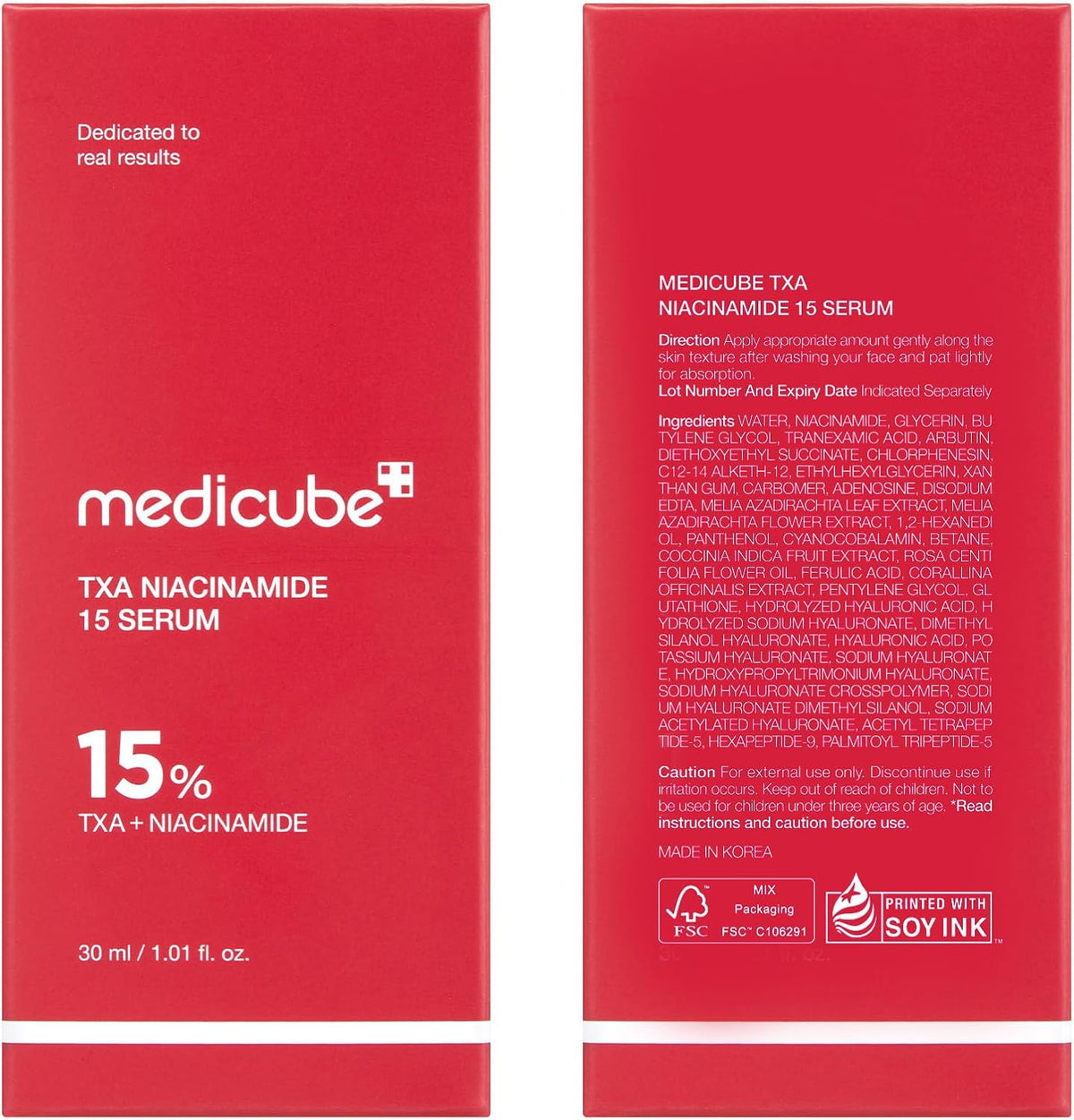 MEDICUBE | TXA Niacinamide 15 Serum - 30ml