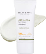 MARY & MAY | Vegan Cica Soothing Sun Cream SPF50+