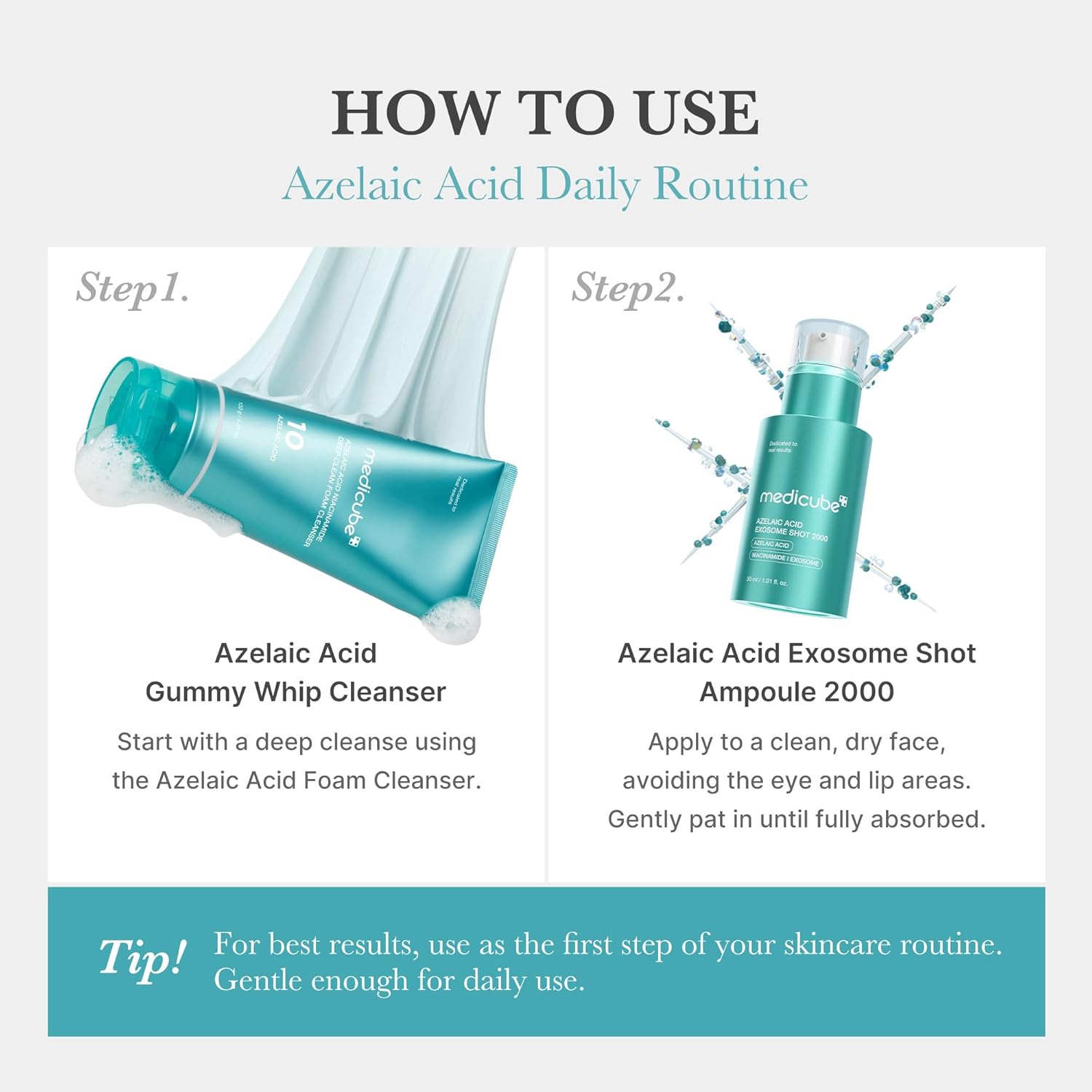 らきびび　ESRENSCE DERMAIN SHOT CxAZ200 MEDICUBE | Azelaic Acid Exosome Shot 2000 - 30ml