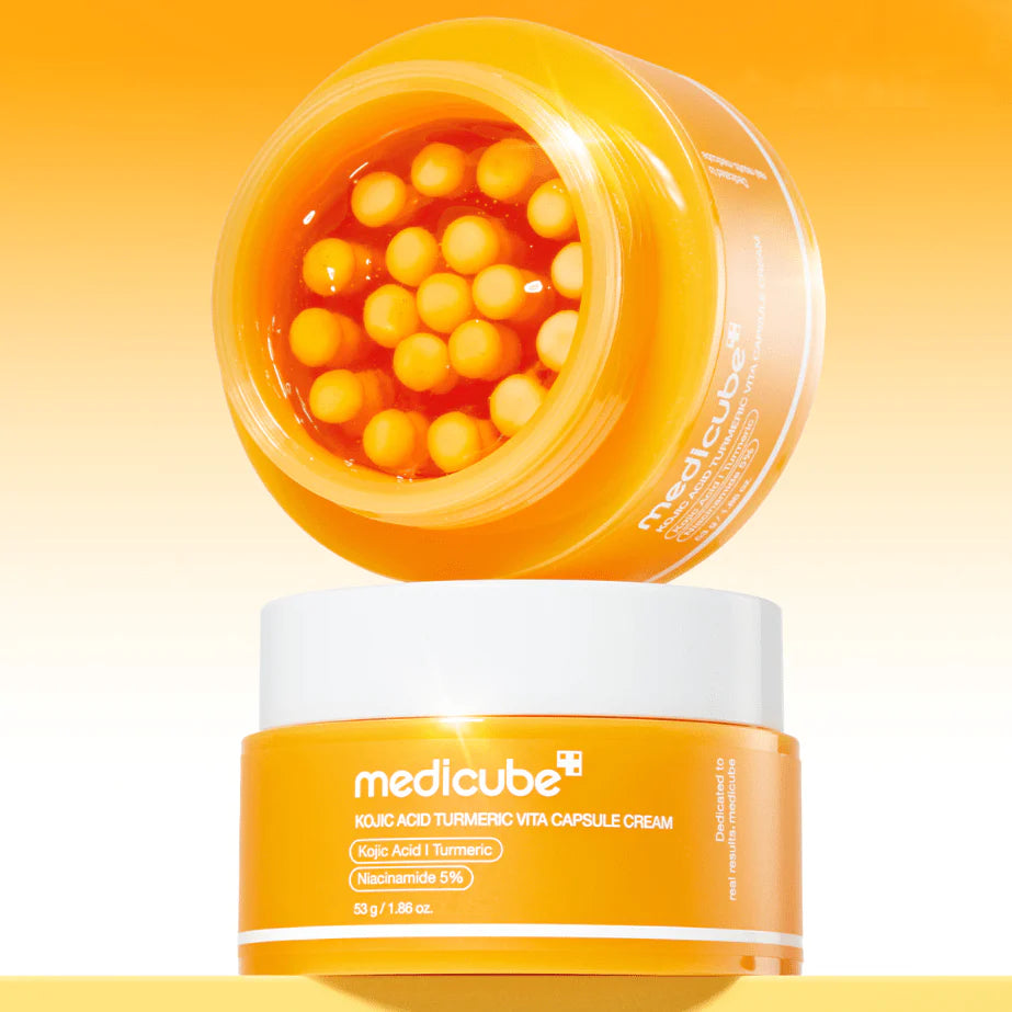 MEDICUBE | Kojic Acid Turmeric Vita Capsule Cream - 53gr