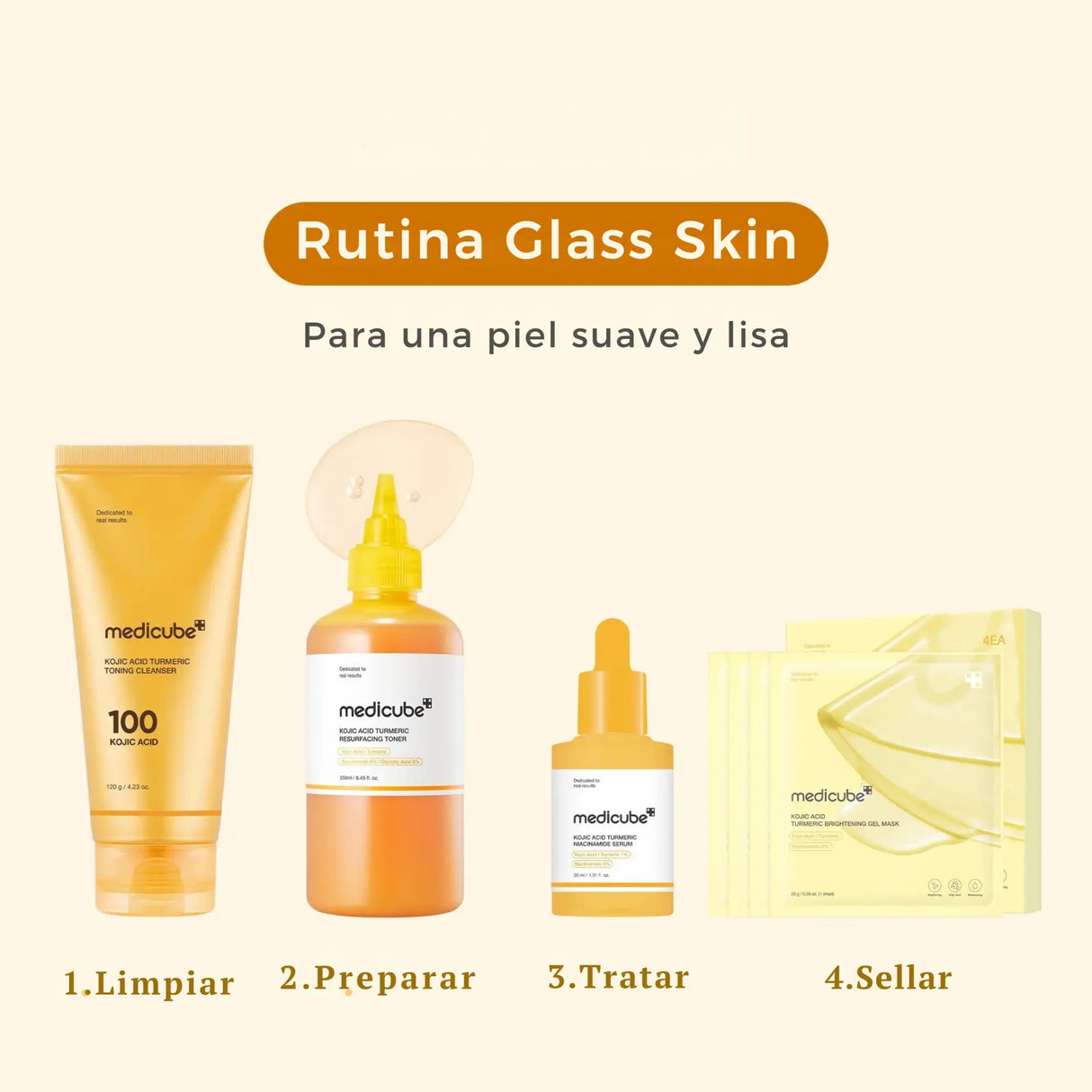 MEDICUBE | Kojic Acid Turmeric Niacinamide Serum - 30ml