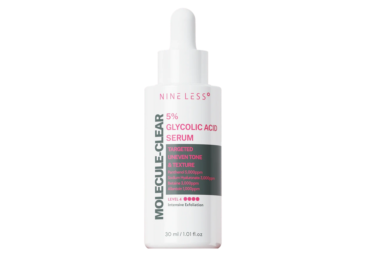 NINE LESS | 5% Glycolic Acid Serum - 30 ml