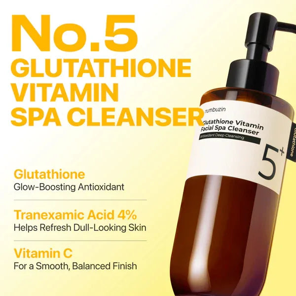 NUMBUZIN | No.5 Glutathione C Facial Spa Cleansing Oil - 200ml - InternationalCosmetic