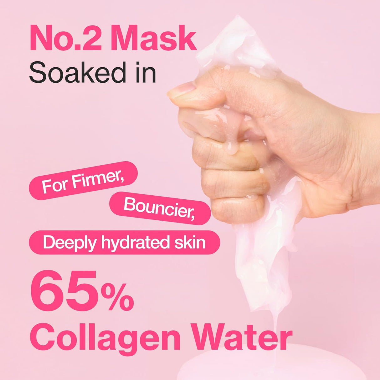 NUMBUZIN | No.2 Rose PDRN Collagen Plumping Sheet Mask