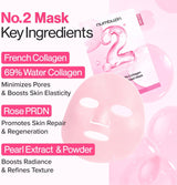 NUMBUZIN | No.2 Rose PDRN Collagen Plumping Sheet Mask