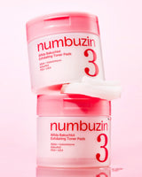 NUMBUZIN | No.3 Bifida Bakuchiol Exfoliating Toner Pads - 70ud