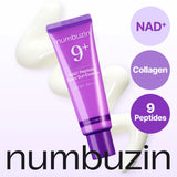 NUMBUZIN | No.9 NAD+ 9 Peptides Dewy Sun Essence SPF50+ PA++++ - 50ml