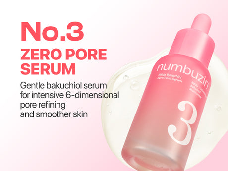 NUMBUZIN | No.3 Bifida Bakuchiol Zero Pore Serum - 30ml