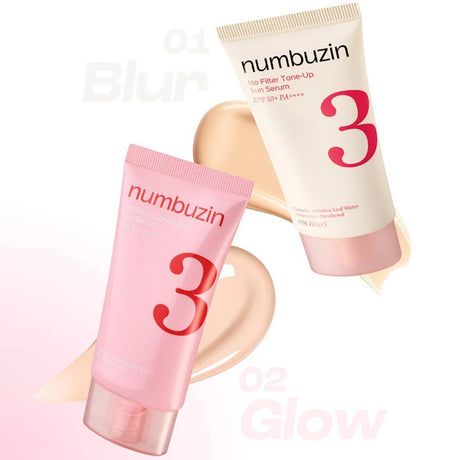 NUMBUZIN | No.3 No Filter Tone-Up Sun Serum SPF50+ PA++++ - 50ml