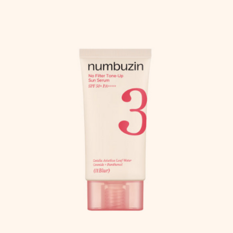 NUMBUZIN | No.3 No Filter Tone-Up Sun Serum SPF50+ PA++++ - 50ml