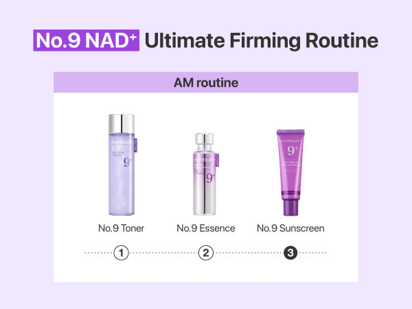NUMBUZIN | No.9 NAD+ 9 Peptides Dewy Sun Essence SPF50+ PA++++ - 50ml