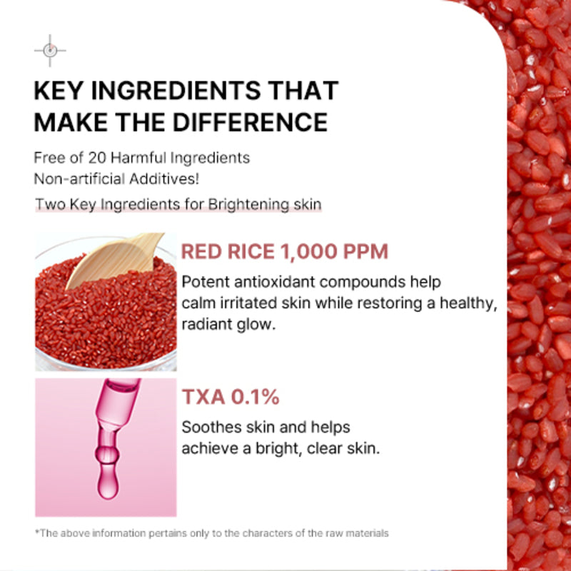 P.CALM | Red Rice Bubble Deep Mask - 90gr