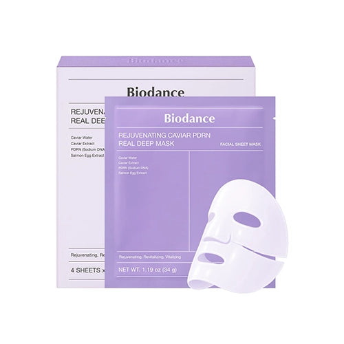 BIODANCE | Rejuvenating Caviar PDRN Real Deep Mask - 4 uds