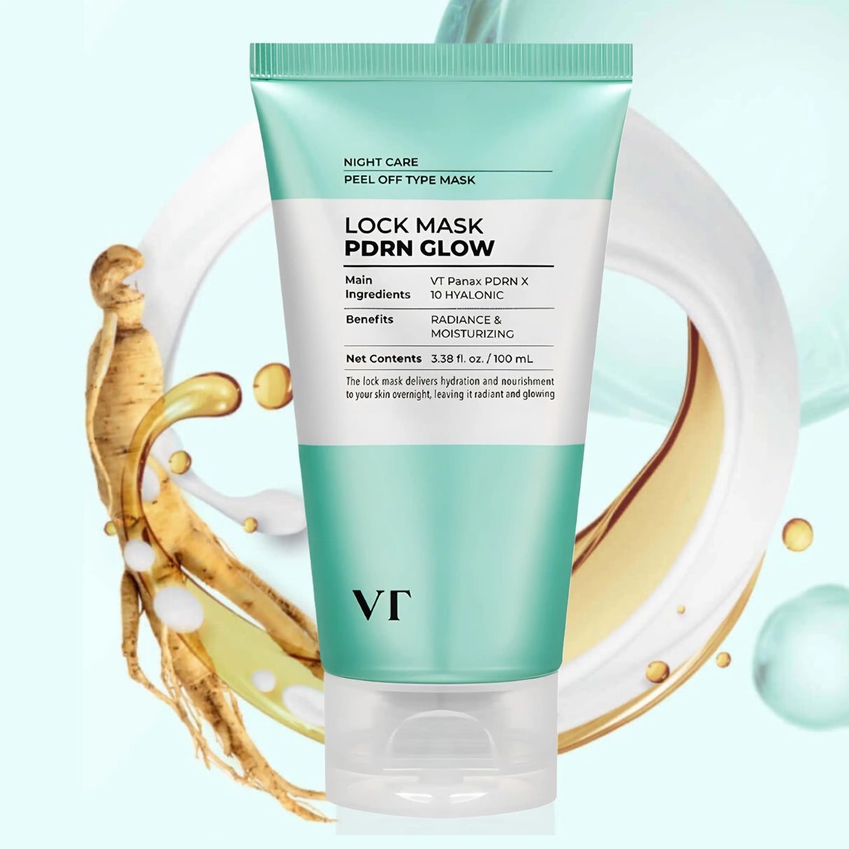 VT COSMETICS | PDRN Glow Lock Mask - 100ml
