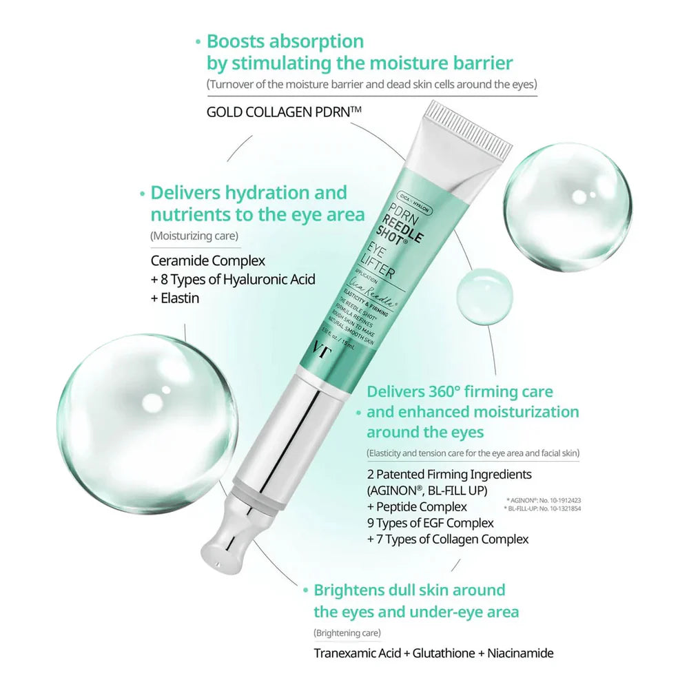 VT COSMETICS | PDRN Reedle Shot Eye Lifter - 15ml