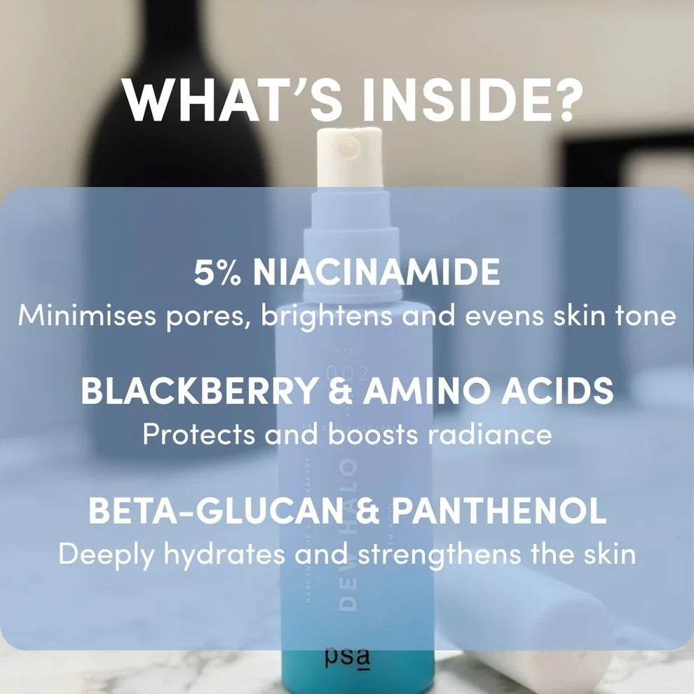 PSA | Dew Halo Niacinamide & Blackberry Glow Mist - 50ml