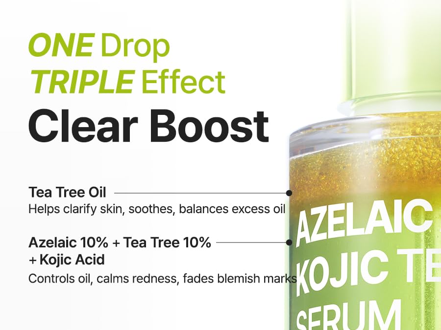 PURITO | Azelaic Acid 10 Kojic Tea Tree Serum - 30ml