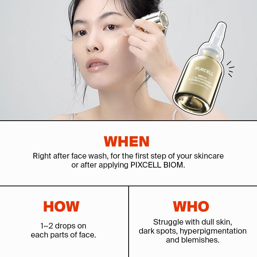 PURCELL | 88B/mL L-Glutathione Flexible Liposome - 30ml