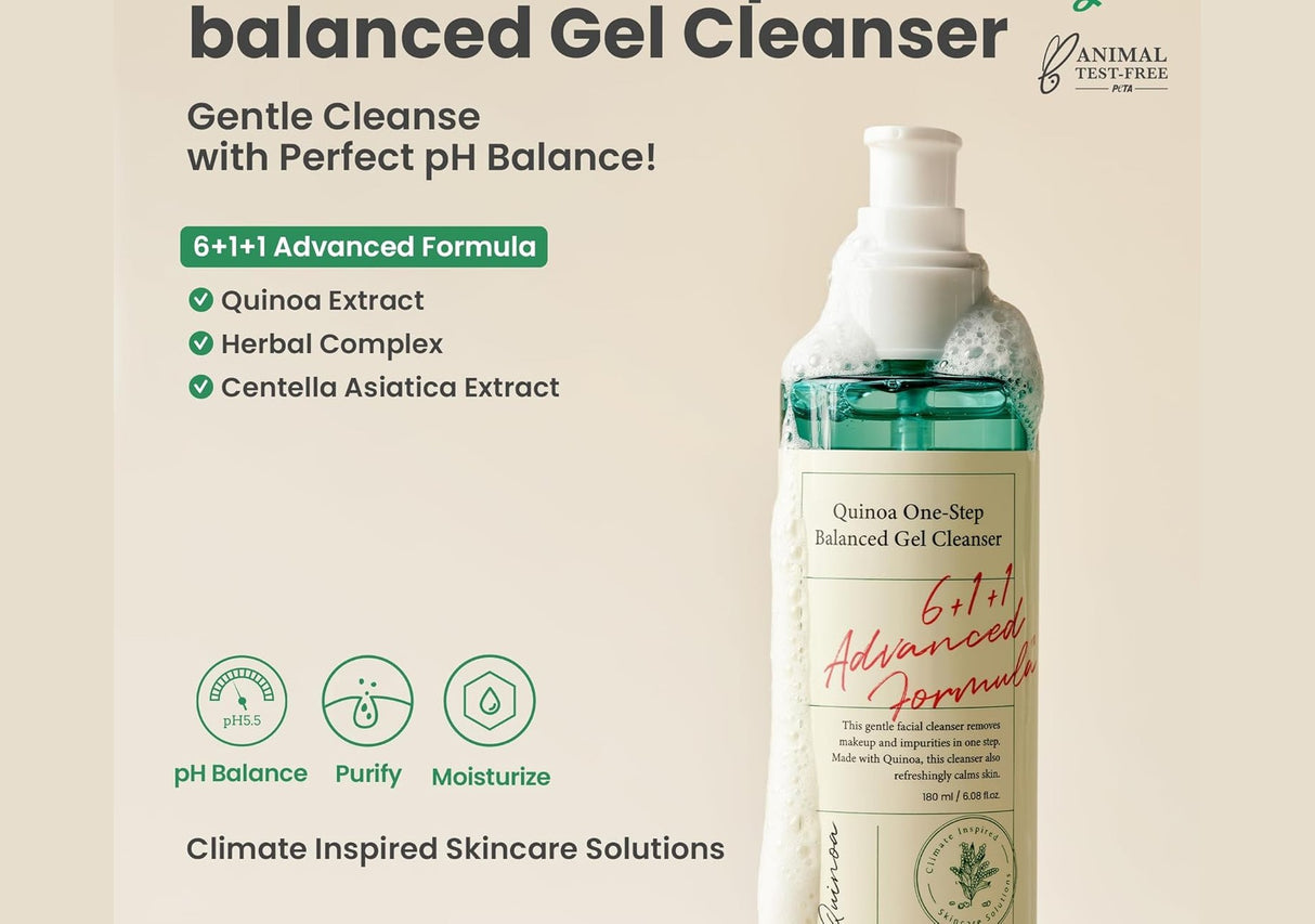 AXIS-Y | Quinoa One Step Balanced Gel Cleanser - 180ml