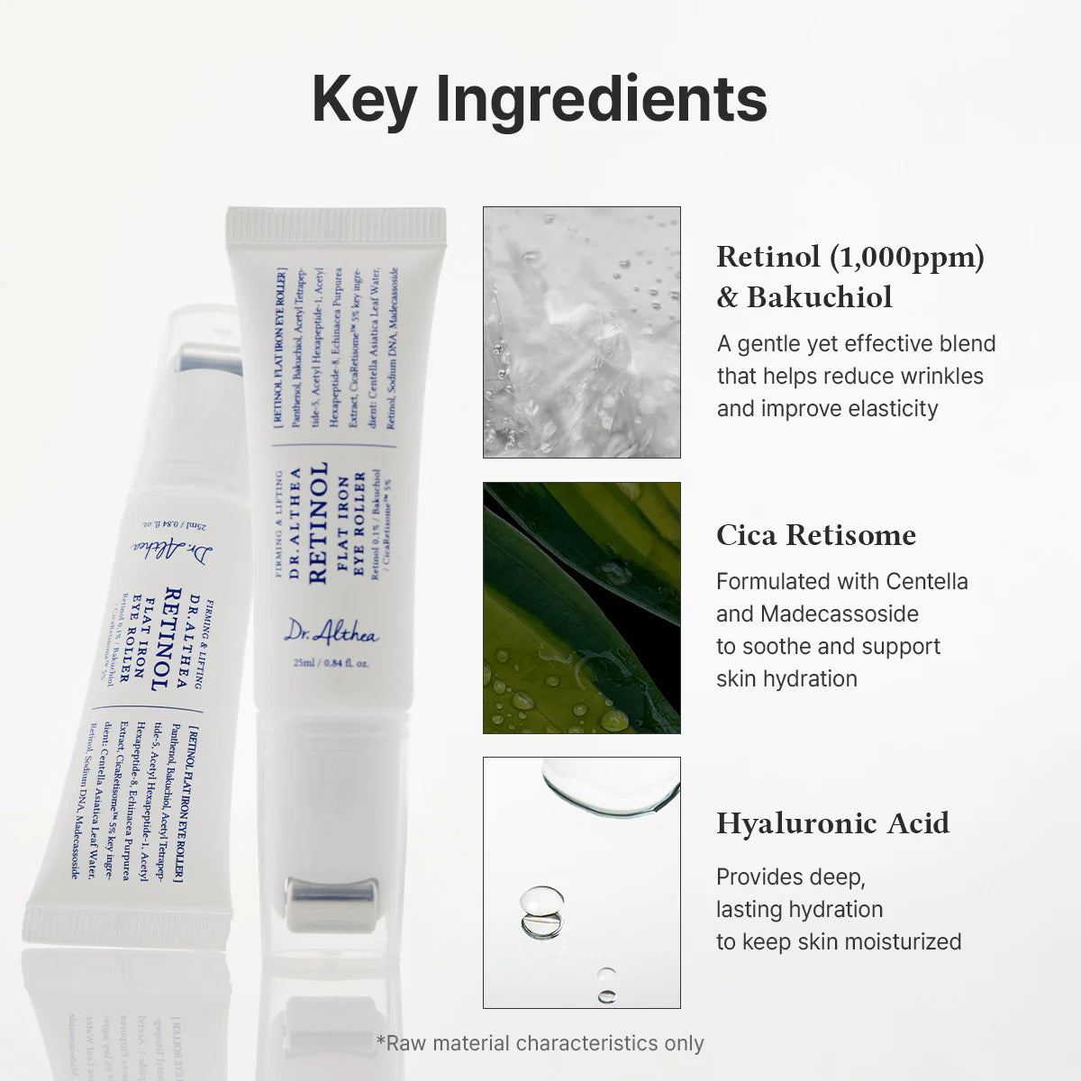 DR. ALTHEA | Retinol Flat Iron Eye Roller - 25ml