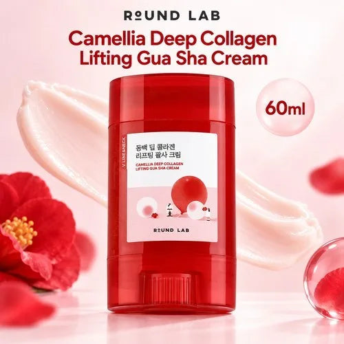 ROUND LAB | Camellia Deep Collagen Lifting Gua Sha Cream - 60ml