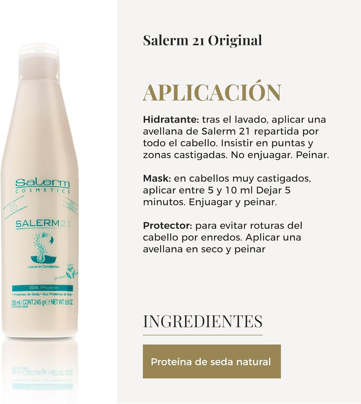 SALERM | Salerm 21 Original Mascarilla Acondicionadora Sin Aclarado