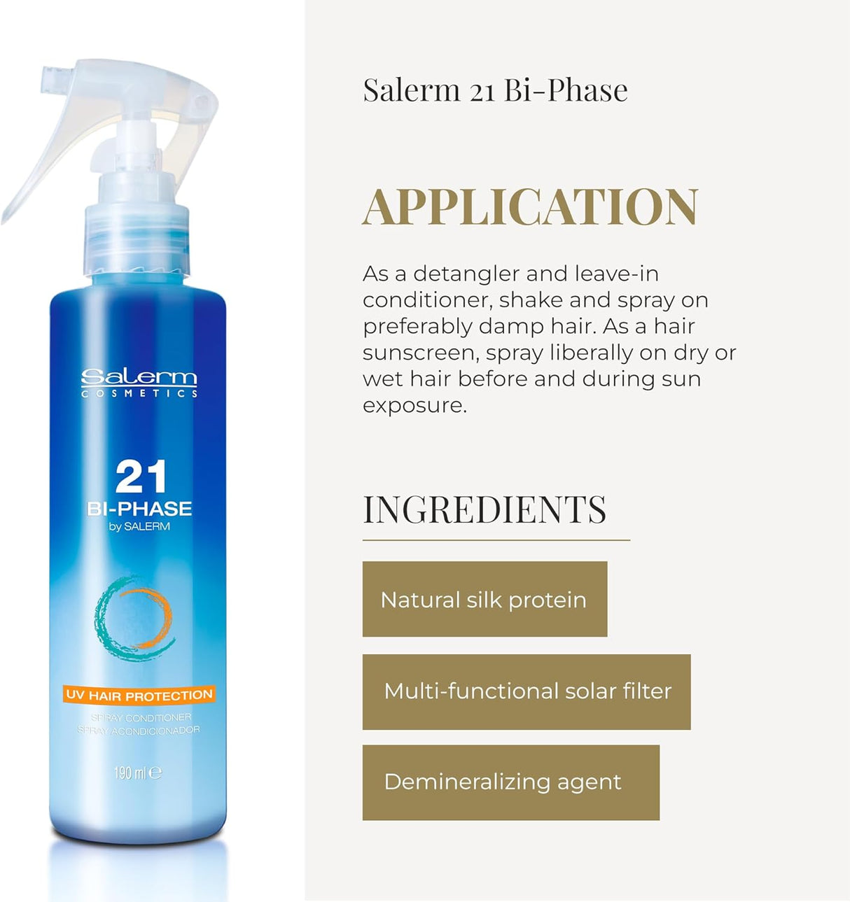 SALERM | Salerm 21 Bi-Phase Protector Solar Capilar - 200ml