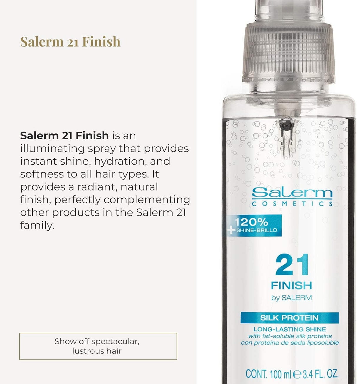SALERM | Salerm 21 Finish Spray Brillo - 100ml