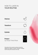 TRANSPARENT LAB | Tinted Lip Gloss Rose - 15ml - imagen 9