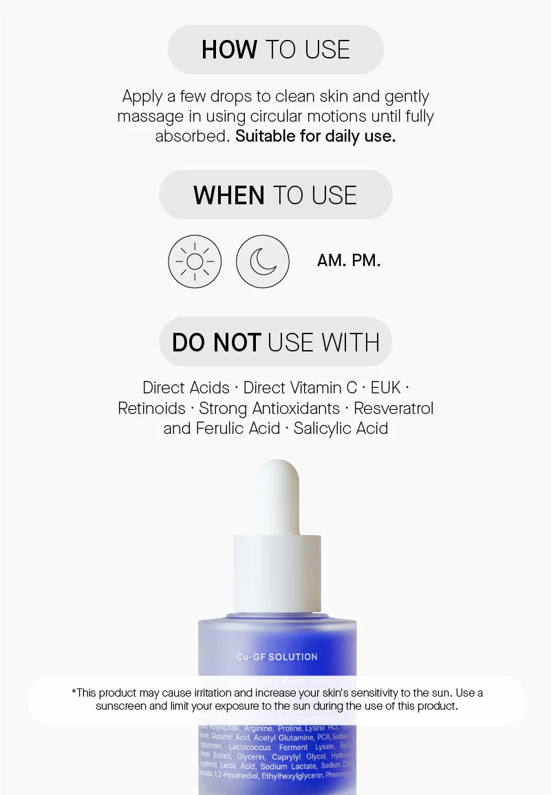 TRANSPARENT LAB | Cu-GF Solution - 30ml