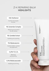 TRANSPARENT LAB | Zi-K Cica Repairing Balm - 100ml