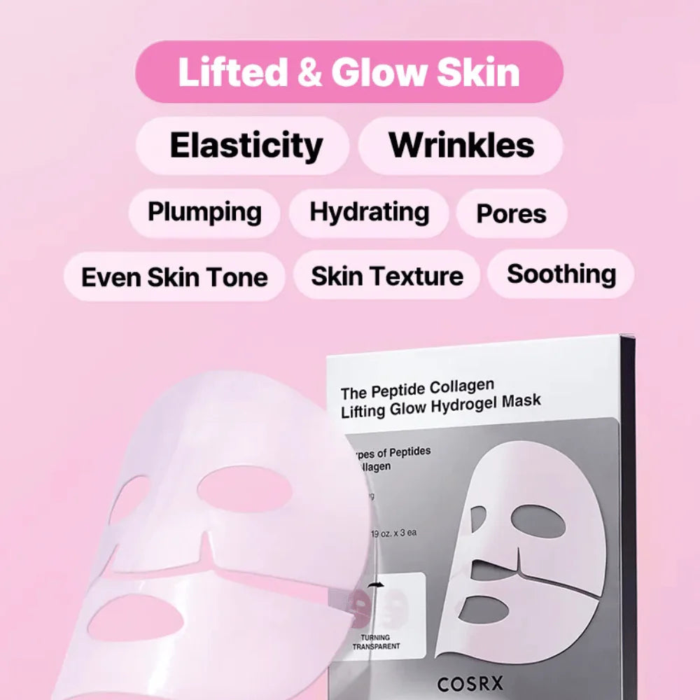 COSRX | The Peptide Collagen Lifting Glow Hydrogel Mask