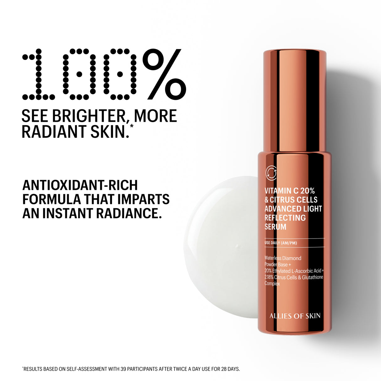 ALLIES OF SKIN | Vitamin C 20% & Citrus Cells Advanced Light Reflecting Serum