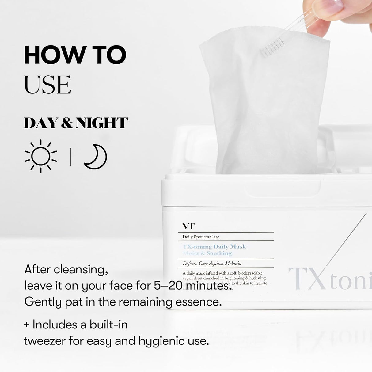 VT COSMETICS | TX‑Toning Daily Mask