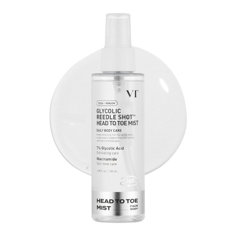VT COSMETICS | Glycolic Acid Reedle Shot Head To Toe Mist - 120ml