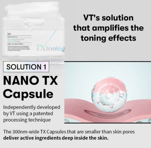 VT - Cosmetics TX‑Toning Daily Mask