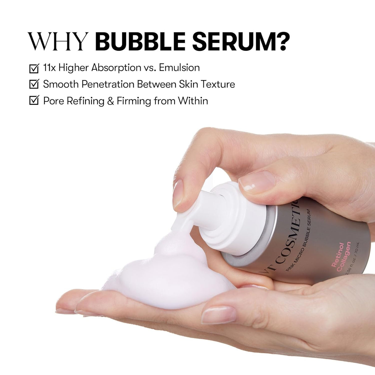 VT COSMETICS | Azelaic Acid AZ AHA Red Micro Bubble Serum - 70ml
