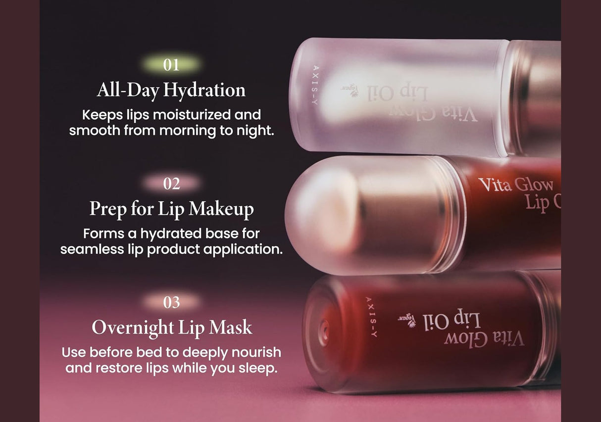AXIS-Y | Vita Glow Lip Oil – Dreamy Olive - 4.5gr