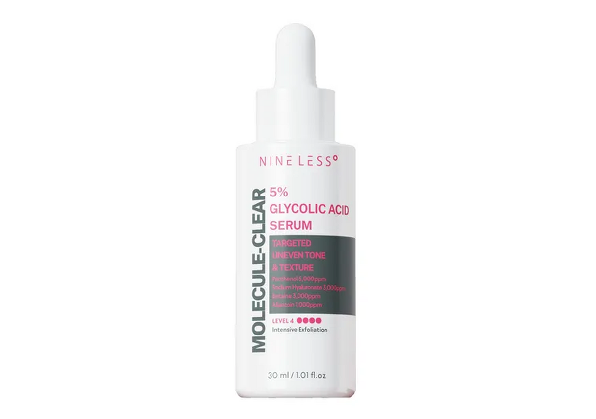 NINE LESS | 5% Glycolic Acid Serum - 30 ml