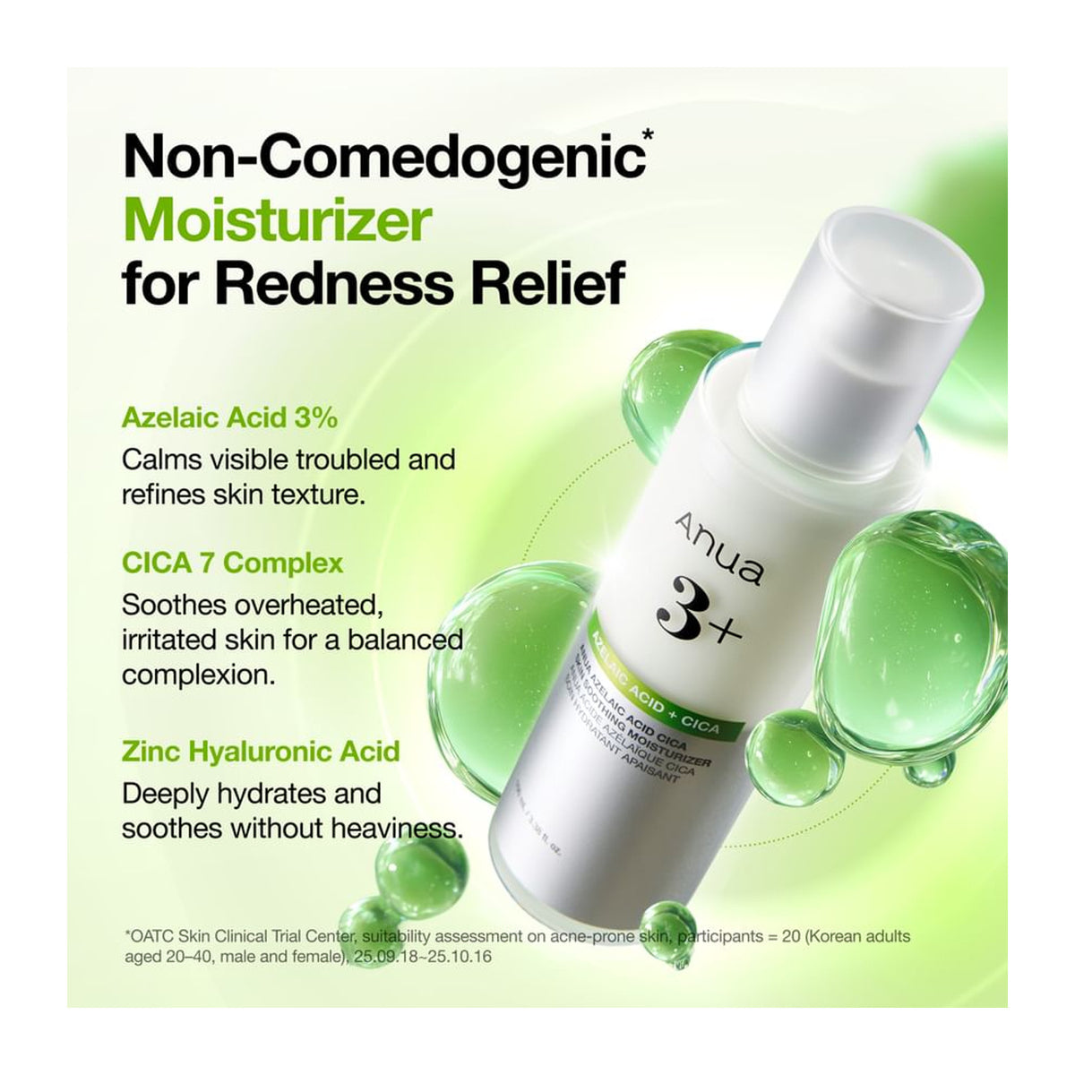 ANUA | Azelaic Acid Cica Skin Soothing Moisturizer 100ml