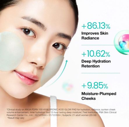 ANUA | PDRN 100 Hyaluronic Acid Glow Pads - 60ud