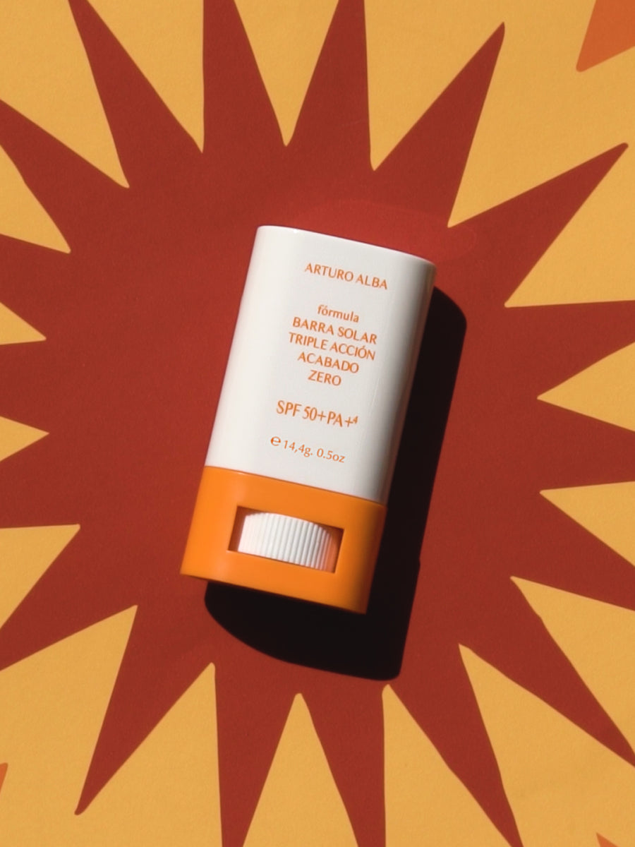 ARTURO ALBA | Barra Solar Triple Acción Acabado Zero SPF50+ - 14.4gr