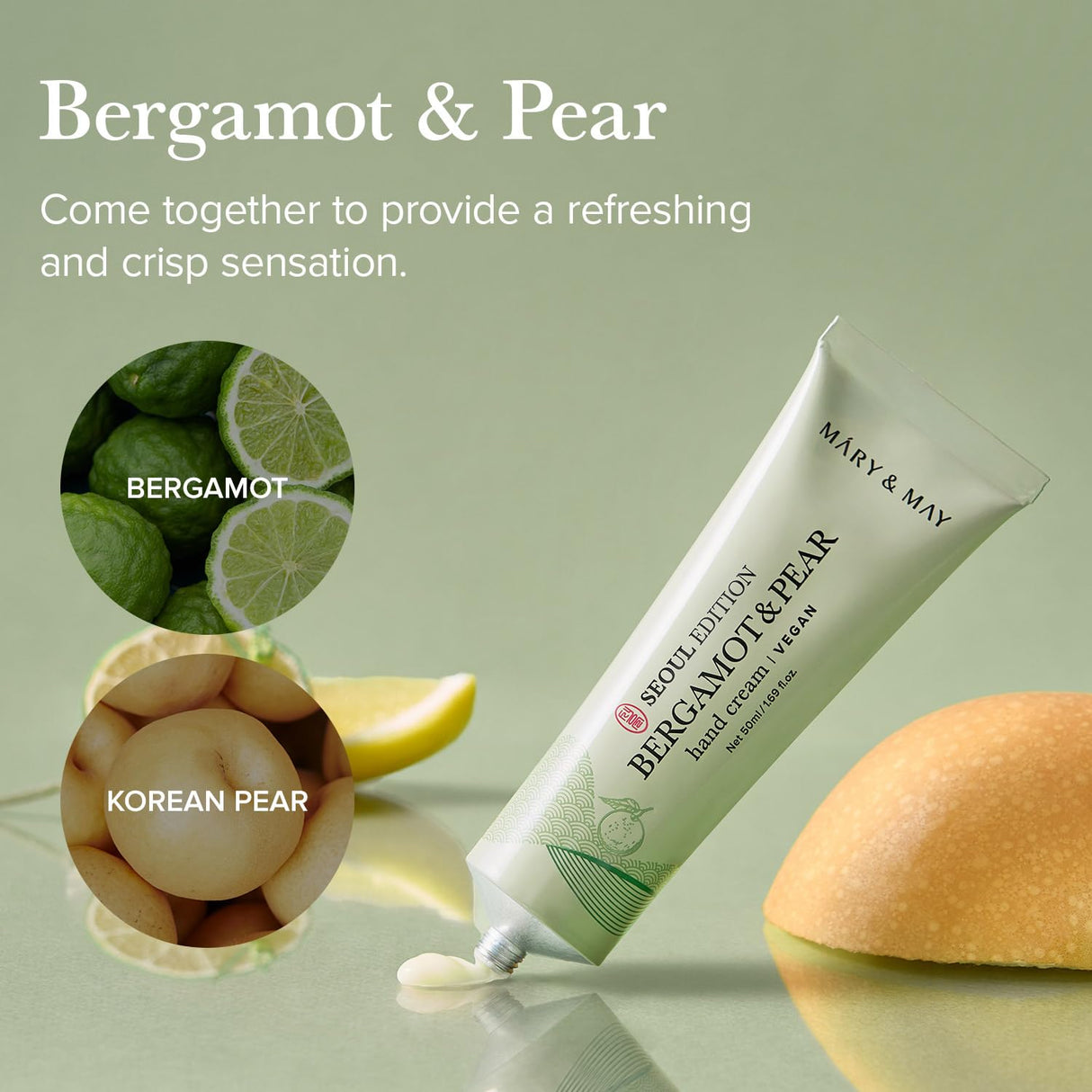 MARY & MAY | Seoul Edition “Bergamot & Pear” Hand Cream - 50 ml